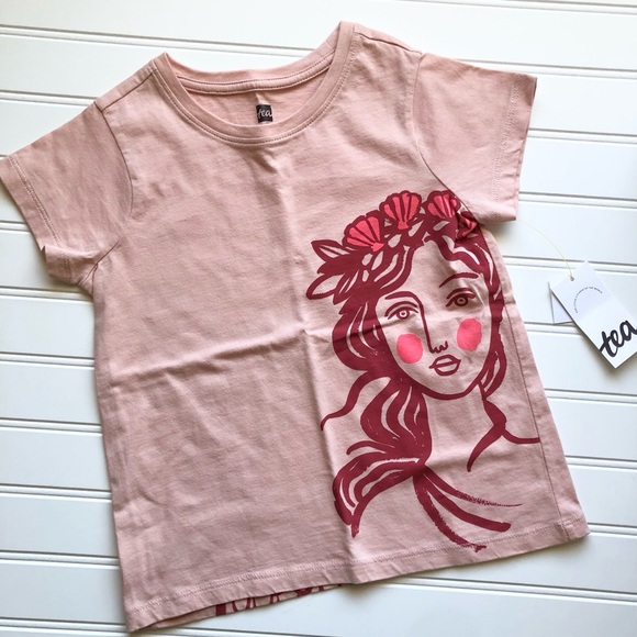 Tea Collection Other - Tea Collection Pink Graphic Tee